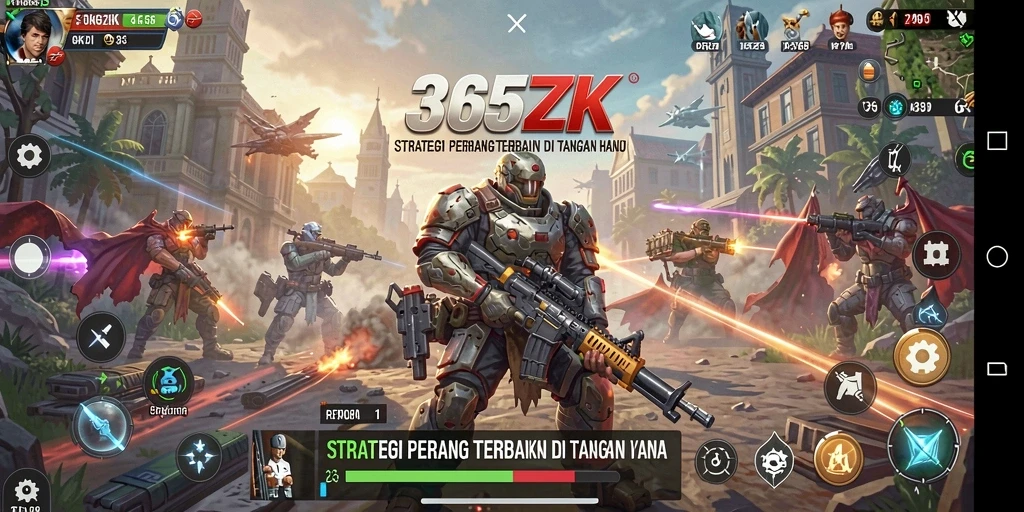 Tampilan gameplay SLG yang mendebarkan dan penuh strategi.