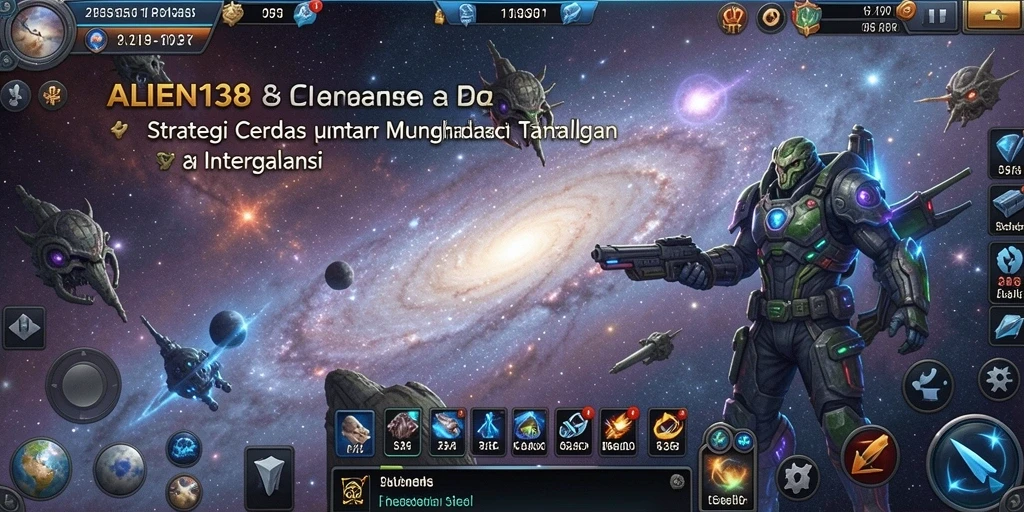 Tampilan gameplay seru dalam strategisasi intergalaksi