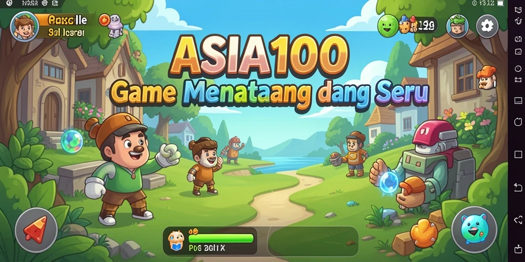 Tampilan screenshot gameplay ASIA100 menampilkan berbagai puzzle yang menarik.