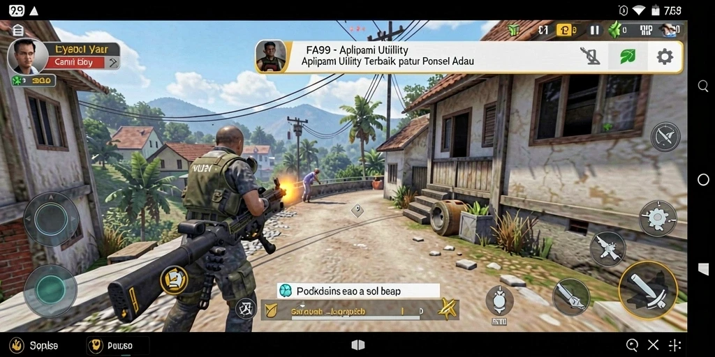 Screenshot utama FA99 menunjukkan antarmuka aplikasi Utility yang efisien.