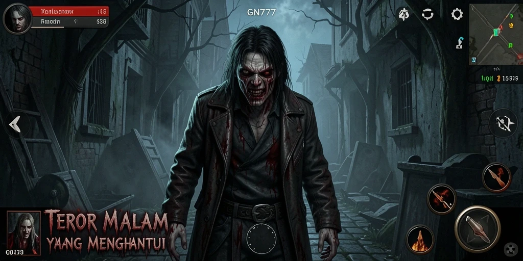 Screenshot gameplay GN777 menampilkan kengerian yang nyata.