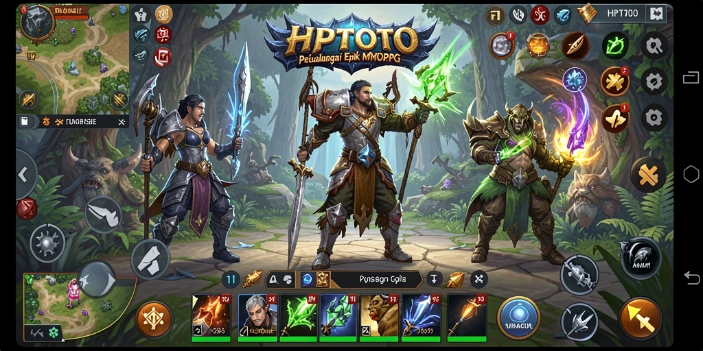 Tangkapan layar gameplay HPTOTO yang menampilkan petualangan seru.