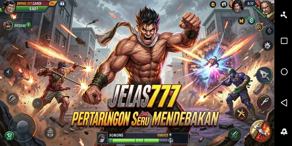 Screenshot gameplay yang menampilkan aksi pertarungan mendebarkan.