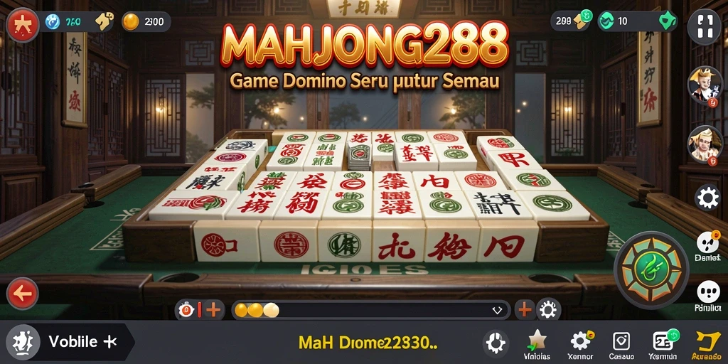 Tampilan gameplay MAHJONG288 yang menarik dan penuh warna.