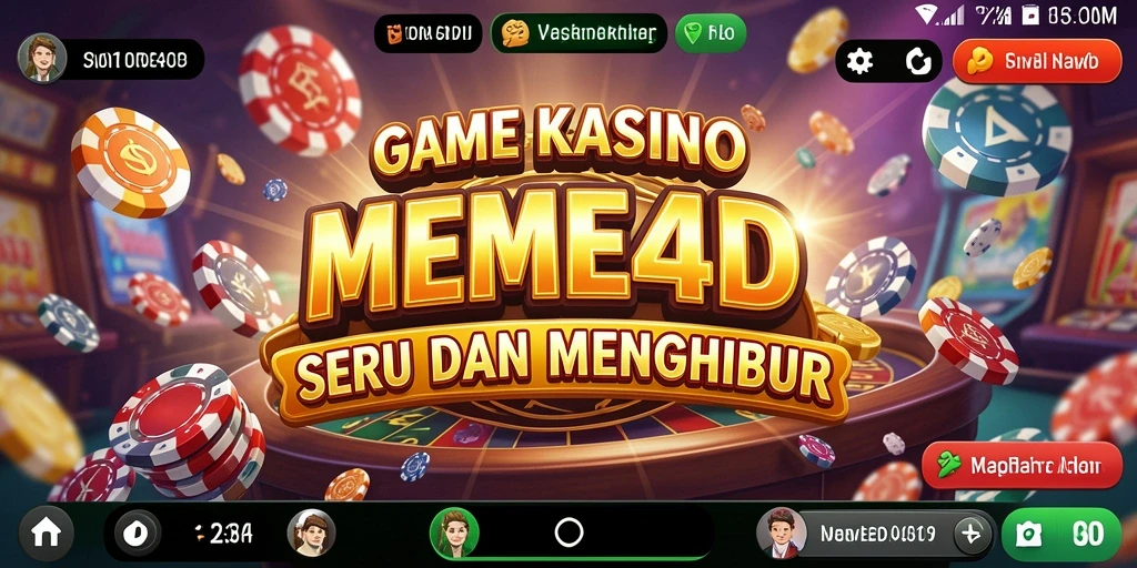 Tangkap momen seru dalam permainan Kasino MEME4D.