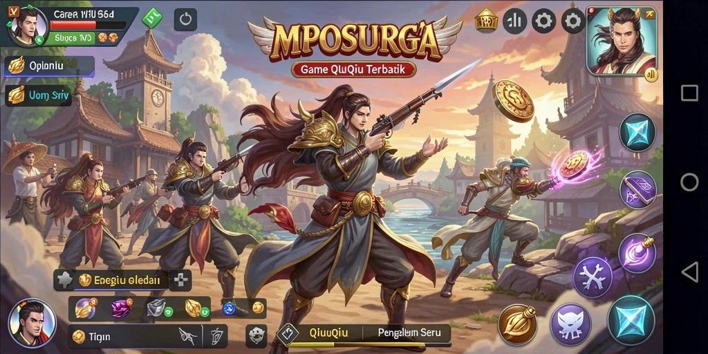 Tampilan gameplay seru dan menarik dari MPOSURGA.
