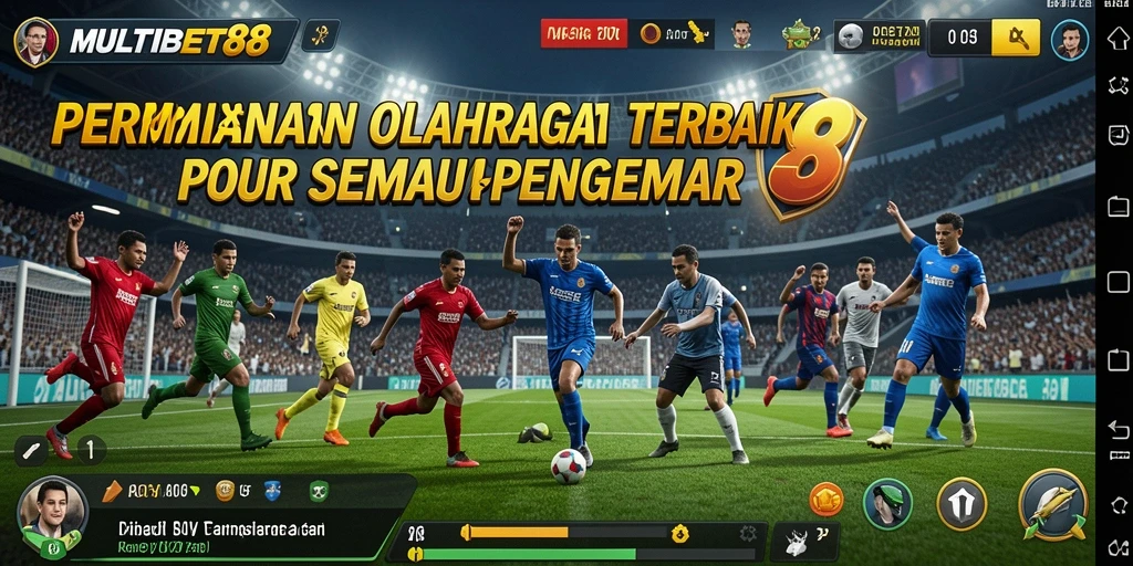 Tampilan gameplay MULTIBET88 yang menonjolkan taruhan olahraga.