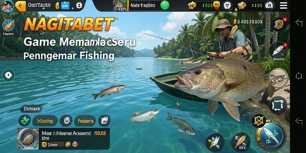 Gameplay NAGITABET yang mendebarkan dalam pengalaman memancing.