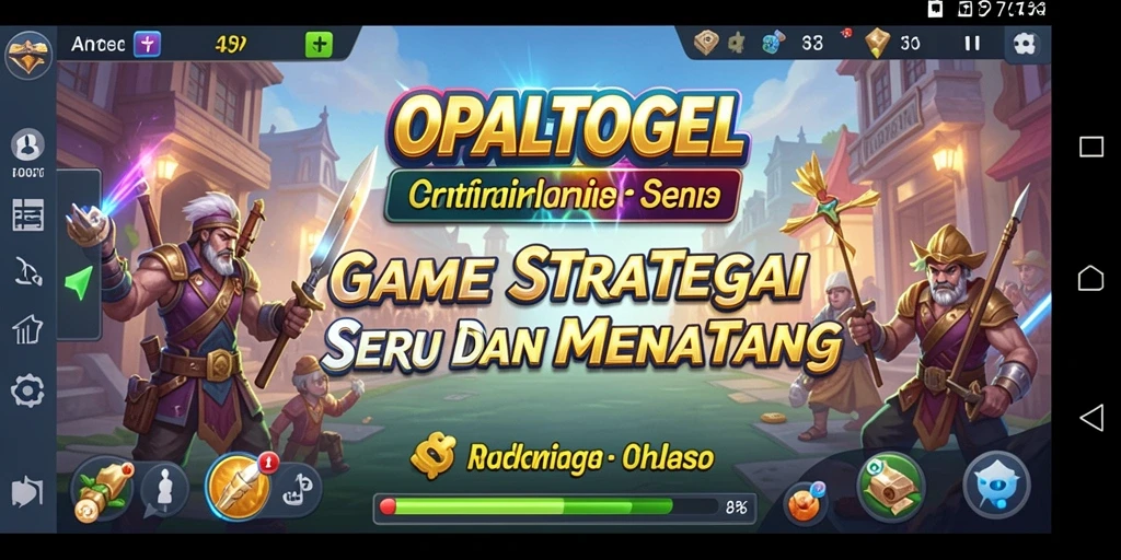Screenshot gameplay OPALTOGEL menunjukkan aksi seru dan strategi.