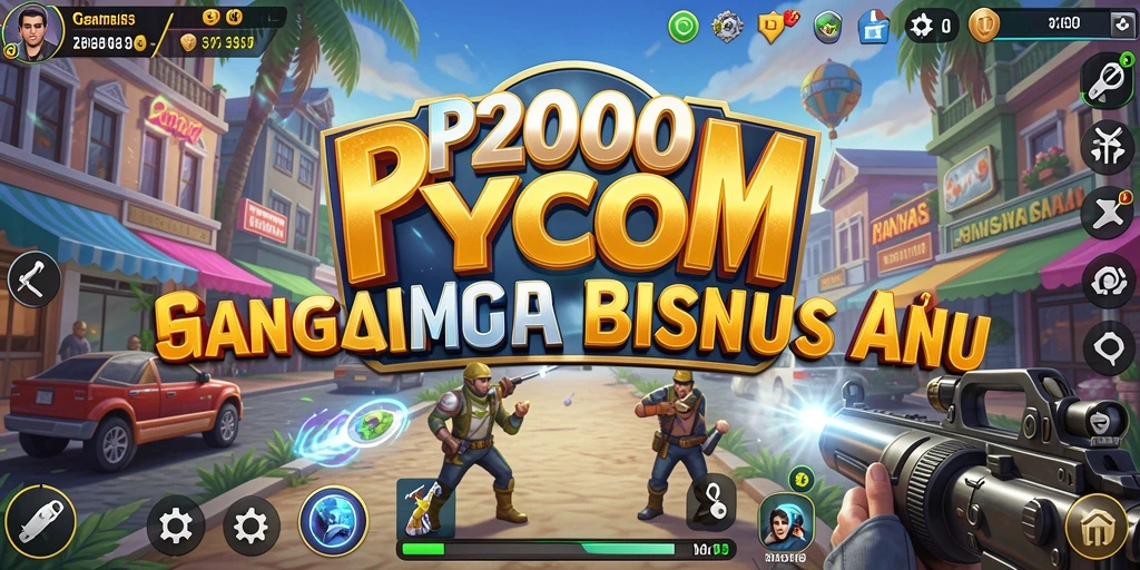 Tampilan gameplay P200M dengan elemen Tycoon yang menarik.