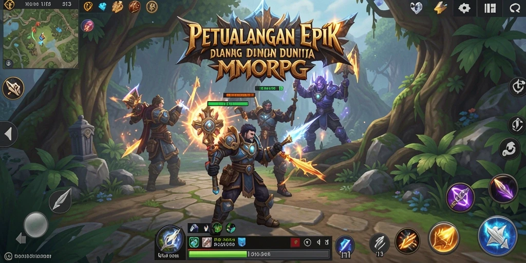 Tampilan gameplay S13 yang memukau dalam petualangan MMORPG.