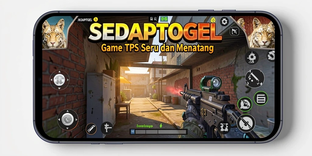 Tampilan gameplay SEDAPTOGEL yang seru dalam aksi TPS.