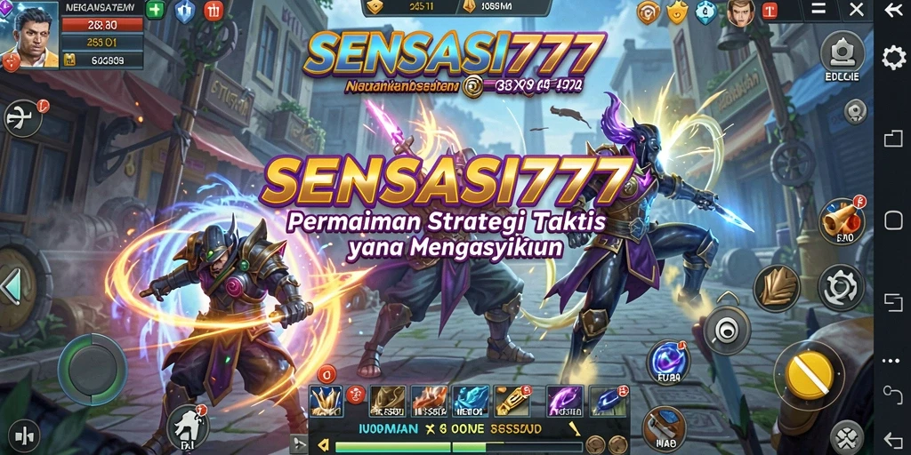 Gameplay mendebarkan dalam SENSASI777 menampilkan aksi strategi