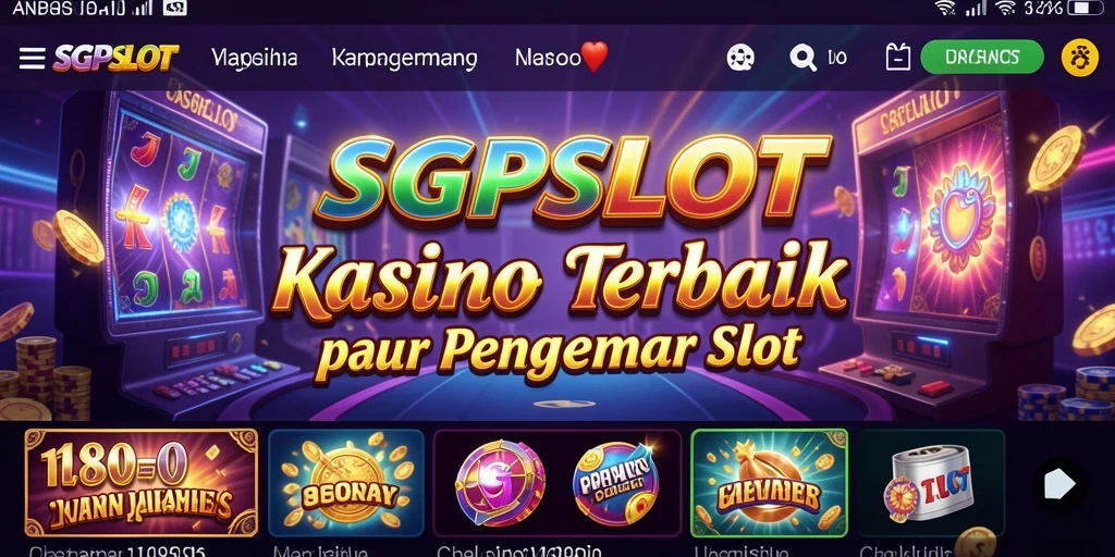 Tampilan menarik gameplay slot di SGPSLOT yang mengasyikkan.
