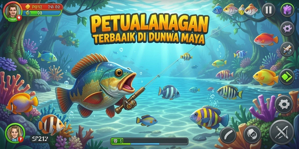 Tangkapan ikan besar dalam SP212, pemandangan laut yang indah.