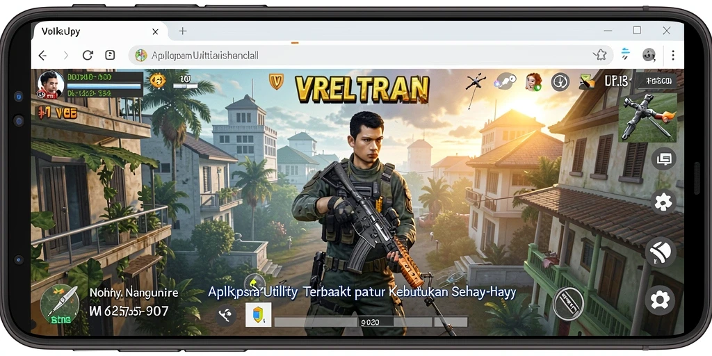 Screenshot utama V07 menampilkan berbagai fitur aplikasi Utility.