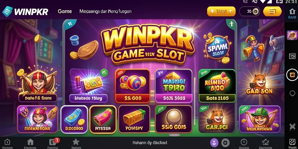 Tangkapan layar gameplay Slot di WINPKR yang menarik.